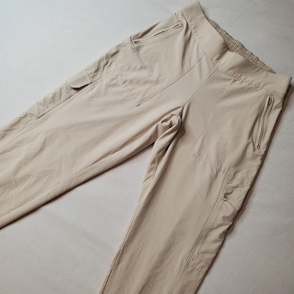 Athleta Womens Size 8 Chelsea Cargo Lined Pant Beige 631619
